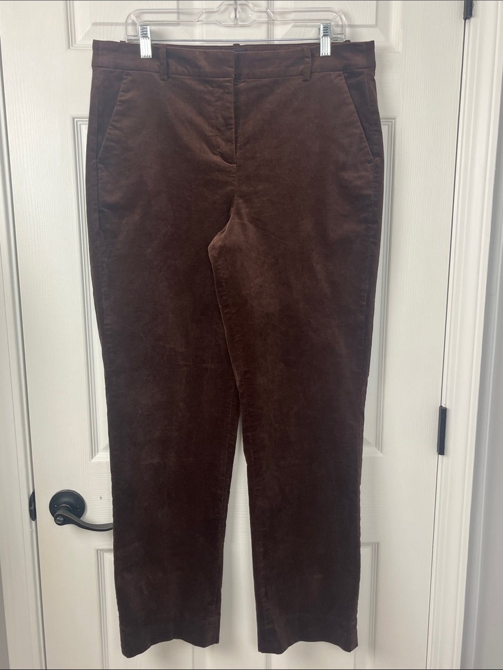 J. Crew Factory Brown Velvet Kallie Pant Size 14 Tall | Fall Pant | Style #BU804